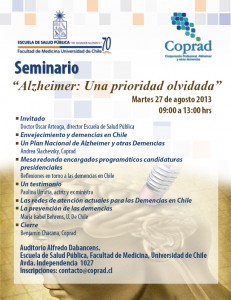 Seminario “Alzheimer: Una prioridad olvidada”